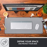 Logitech Desk Mat Studio, Mauspad grau