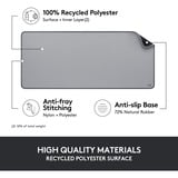 Logitech Desk Mat Studio, Mauspad grau