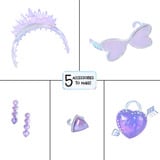 MGA Entertainment Rainbow High Creative Crystals - Violet, Puppe 