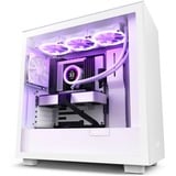 NZXT H7 White, Tower-Gehäuse weiß (matt), Tempered Glass