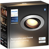 Philips Hue White Ambiance Milliskin Einbauspot, LED-Leuchte silber