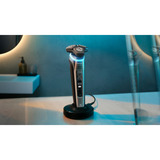 Philips Series 9000 S9974/55, Rasierer quarzgrau, Mit Reinigungsstation