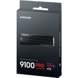 Samsung 9100 PRO Heatsink 4 TB, SSD PCIe 5.0 x4, NVMe 2.0, M.2 2280