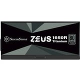 SilverStone ZEUS 1650R Titanium, PC-Netzteil schwarz, 2x 12-Pin High Power GPU, 8x PCIe, Kabelmanagement, 1650 Watt