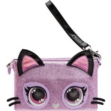 Spin Master Purse Pets Wristlet Kätzchen , Tasche pink/schwarz (glänzend)
