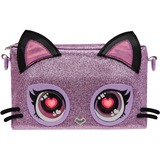 Spin Master Purse Pets Wristlet Kätzchen , Tasche pink/schwarz (glänzend)