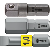 Wera Tool-Check Combi 1, mit KNIPEX Cobra, Bit-Satz schwarz/grün, 40-teilig, inkl. 1/4" Bit-Ratsche und Wasserpumpenzange