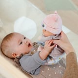 ZAPF Creation BABY born® Sweetie for babies Mauve 30cm, Puppe grau