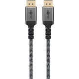 goobay Plus DisplayPort 2.0/2.1 Kabel, 16K @ 60Hz, 80 Gbit/s grau, 3 Meter