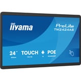 iiyama ProLite TW2424AS-B3P, LED-Monitor schwarz (matt), FullHD, IPS, Touchscreen, POE, HDMI, USB