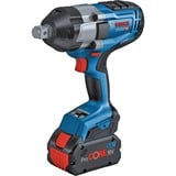 Bosch Professional PRO Akku-Schlagschrauber BITURBO GDS 18V-1050 H Professional, 18Volt blau/schwarz, 2x Akku ProCORE18V 8,0Ah, 3/4", in L-BOXX