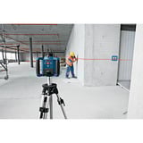 Bosch Rotationslaser GRL 250 HV Professional blau/schwarz, rote Laserlinie, mit Fernbedienung, im Koffer