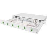 Digitus LWL-Spleißbox, bestückt, 6x LC-APC DX, OS2 