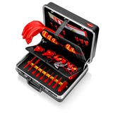 KNIPEX Werkzeugkoffer "Basic" E-Mobilität, 34-teilig, Werkzeug-Set schwarz, mit Werkzeug-Sortiment für E-Fahrzeuge
