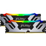 Kingston FURY DIMM 32 GB DDR5-8000 (2x 16 GB) Dual-Kit, Arbeitsspeicher schwarz, KF580C38RSAK2-32, Renegade RGB XMP, INTEL XMP