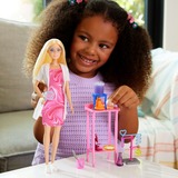 Mattel Barbie Wissenschaftlerin-Puppe und Zubehör mit blonder Modepuppe, Labortisch und Farbwechsel-Zubehör
