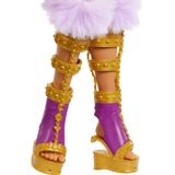 Mattel Monster High Monsterfest Clawdeen Wolf, Puppe mit Festival-Outfit, Bandposter und Zubehör