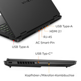 OMEN 16-am0179ng, Gaming-Notebook schwarz, Intel® Core™ i7-14650HX, NVIDIA GeForce RTX 5060, 32 GB DDR5, 1 TB (1 TB SSD), Windows 11 Home