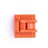 SMARTKEEPER ESSENTIAL RJ45 Port Lock (NL03) + Lock Key Basic (U03), Einsteckschloss Farbcode Orange, 10 Stück + 1 Schlüssel