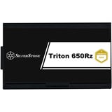 SilverStone Triton 650Rz, PC-Netzteil schwarz, 1x 12-Pin High Power GPU, 2x PCIe, Kabelmanagement, 650 Watt