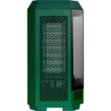 Thermaltake The Tower 300 Racing Green, Tower-Gehäuse dunkelgrün, Tempered Glass
