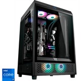 Thermaltake Triton V2 Black, Gaming-PC schwarz/transparent, Windows 11 Home 64-Bit