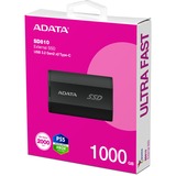 ADATA SD810 1 TB, Externe SSD schwarz, USB-C 3.2 Gen 2x2 (20 Gbit/s)