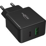 Ansmann Home Charger HC218PD, Ladegerät schwarz, Power Delivery & Quick Charge Technologie