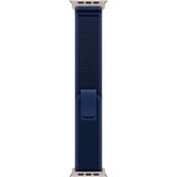 Apple 49 mm Trail Loop, Uhrenarmband blau/titan, Größe S/M