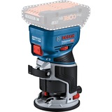 Bosch Akku-Kantenfräse GKF 18V-8 Professional solo, 18Volt, Oberfräse blau/schwarz, ohne Akku und Ladegerät, in L-BOXX