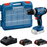 Bosch Akku-Schlagbohrschrauber GSB 18V-25  Professional, 18Volt blau/schwarz, 2x Li-Ion Akku 2,0Ah, L-Case Pick & Click