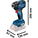 Bosch Professional Akku-Schlagschrauber GDR 18V-200 Professional solo, 18Volt blau/schwarz, ohne Akku und Ladegerät