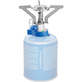 Campingaz Campingkocher Twister Connect, Gaskocher silber/blau, 2,9 kW