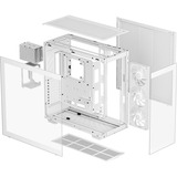 DeepCool CH780 , Tower-Gehäuse weiß, Tempered Glass