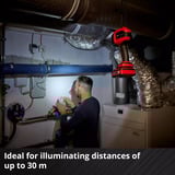 EINHELL Power X-Change Akku-Lampe TC-CL 18/350 Li - Solo, 18Volt, LED-Leuchte ohne Akku und Ladegerät