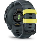 Garmin Instinct E, Smartwatch dunkelgrau/limette, 40 mm, Silikon-Armband