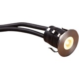 Heissner SMART LIGHTS Decklight 1 Watt, LED-Leuchte schwarz/silber, warmweiß