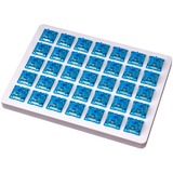 Keychron Gateron Phantom Blue Switch-Set, Tastenschalter blau/transparent