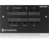 RAIJINTEK Ampere 1000, PC-Netzteil schwarz, 1x 12VHPWR, 4x PCIe, Kabelmanagement, 1000 Watt
