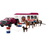 Schleich Horse Club Lakeside Truck mit Anhänger, Spielfahrzeug 