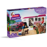 Schleich Horse Club Lakeside Truck mit Anhänger, Spielfahrzeug 