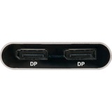 Sonnet Adapter Thunderbolt 3 > Dual DisplayPort grau/schwarz, 30cm