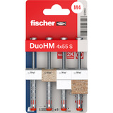 fischer Hohlraumdübel DuoHM 4x55 S TX  4 Stück, mit Panhead-Schraube