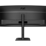 AOC CU34E4CV, LED-Monitor 86.4 cm (34 Zoll), schwarz, WQHD, VA, HDMI, DP, USB-C, KVM, USB-Hub, 120Hz Panel