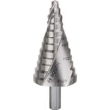 Bosch Professional HSS-Stufenbohrer, Ø 6mm - Ø 37mm, PG7 - PG29 12 Stufen, mit Spiralnut