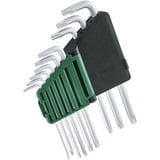 Bosch Torx Innensechskantschlüssel Set, 9 teilig, Schraubendreher grün/schwarz, Aufbewahrungsclip