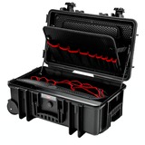 KNIPEX Werkzeugkoffer "Robust26 Move" 00 21 33 LE, Werkzeugkiste schwarz, staub- und wasserdicht, flugtauglich