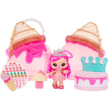 MGA Entertainment Yummiland Beauty Bag Playset + Lip Gloss Doll - Ice Cream Beauty Bag, Basteln 