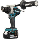 Makita Akku-Schlagbohrschrauber DHP492RTJ, 18Volt blau/schwarz, 2x Li-Ionen-Akku 5,0Ah, MAKPAC Gr.2