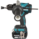 Makita Akku-Schlagbohrschrauber DHP492RTJ, 18Volt blau/schwarz, 2x Li-Ionen-Akku 5,0Ah, MAKPAC Gr.2